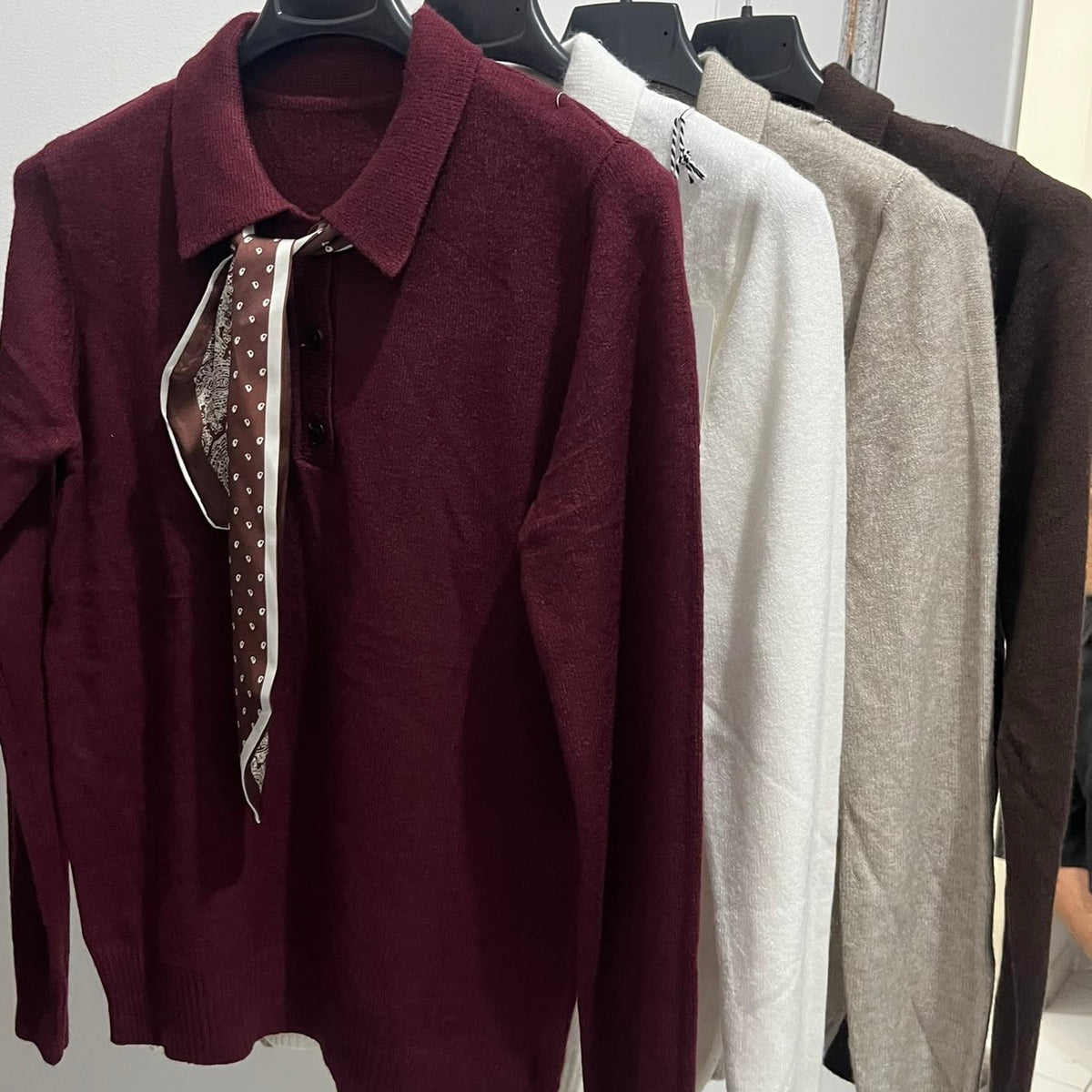 MAGLIONE FOULARD