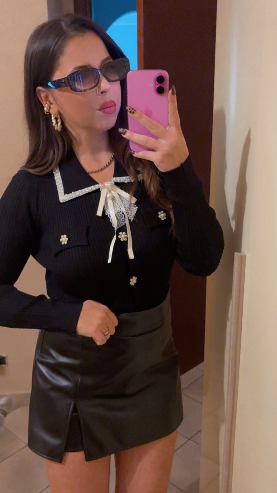 MAGLIA PERLE COSTINE