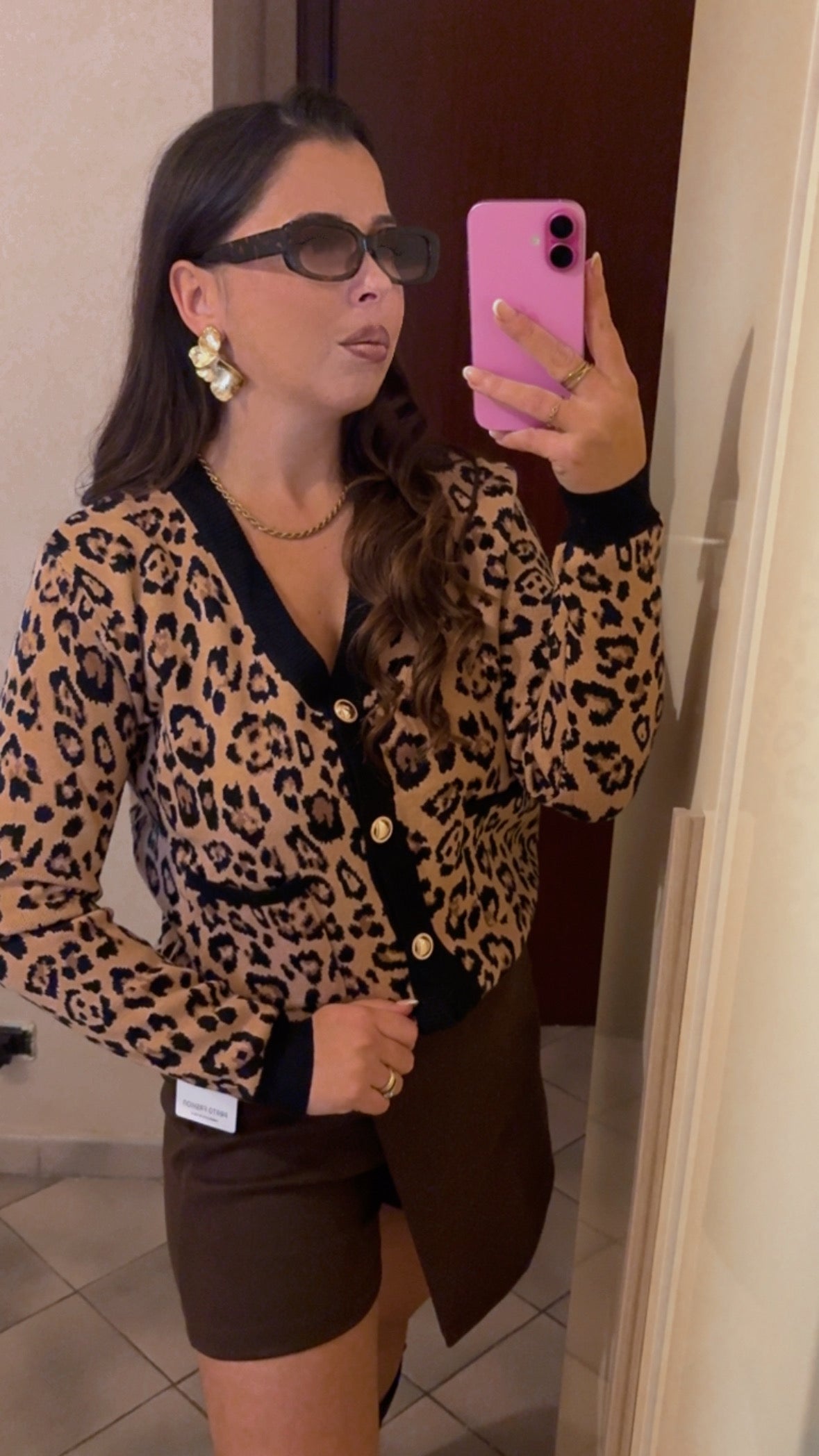 CARDIGAN MACULATO