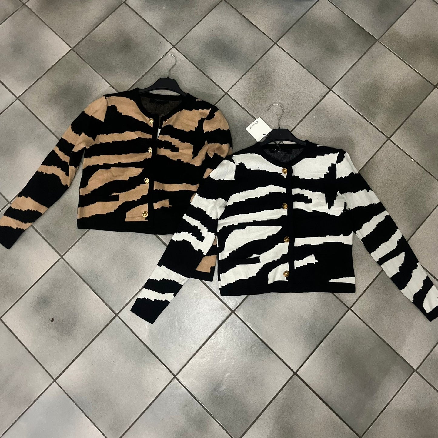 MAGLIA/CARDIGAN ZEBRA