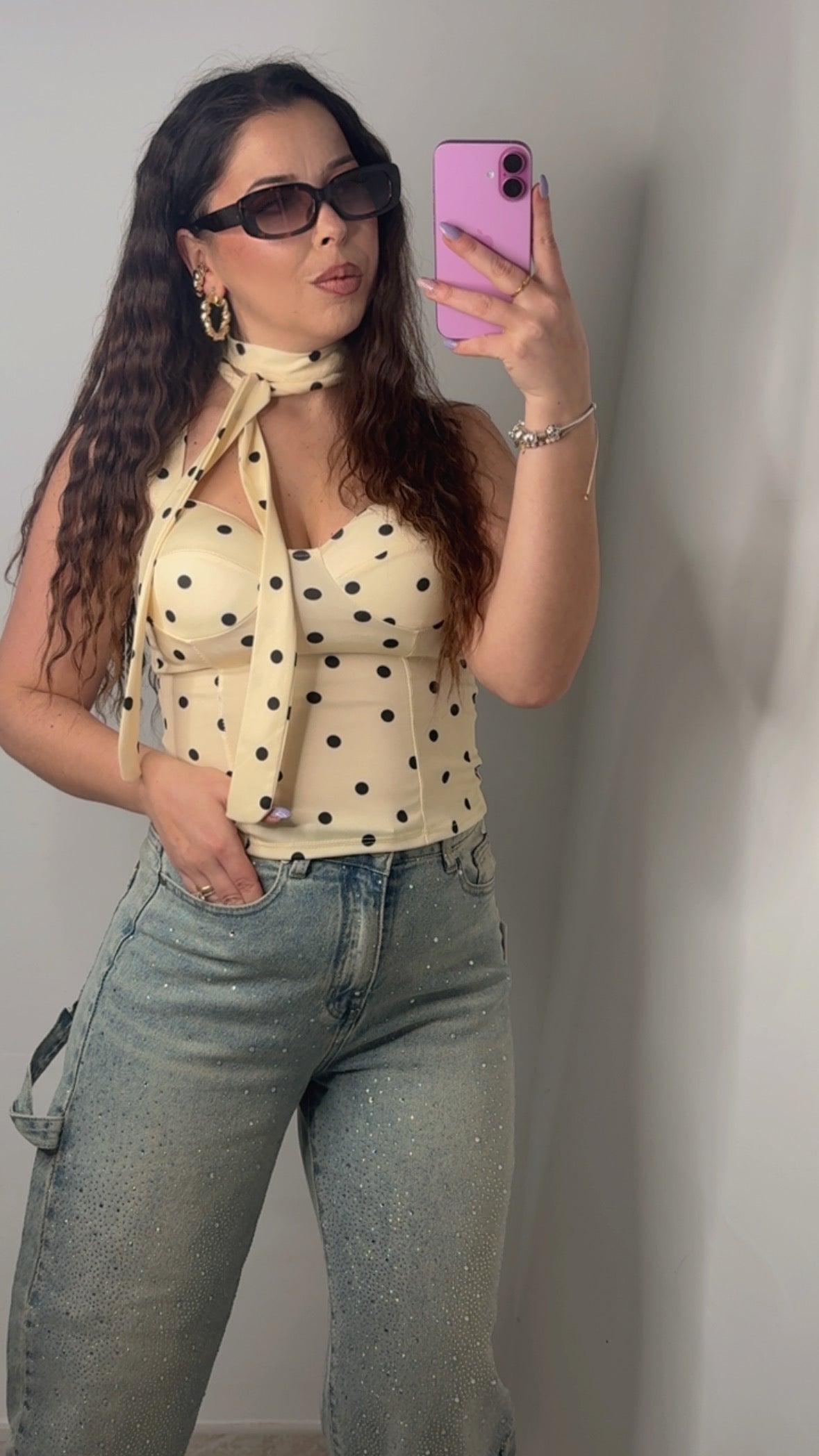 MAGLIA POIS FOULARD
