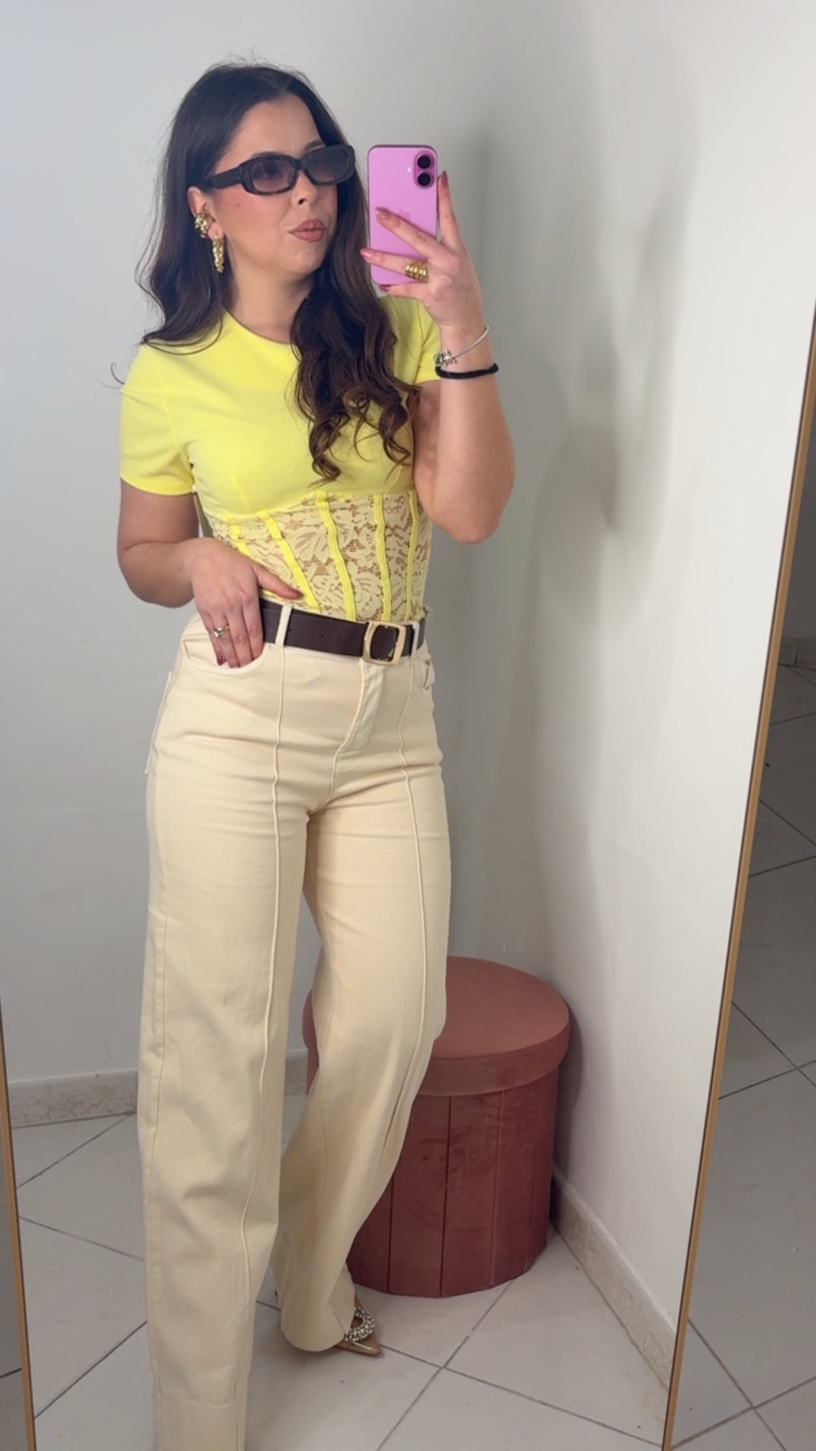 MAGLIA CORSETTO PIZZO