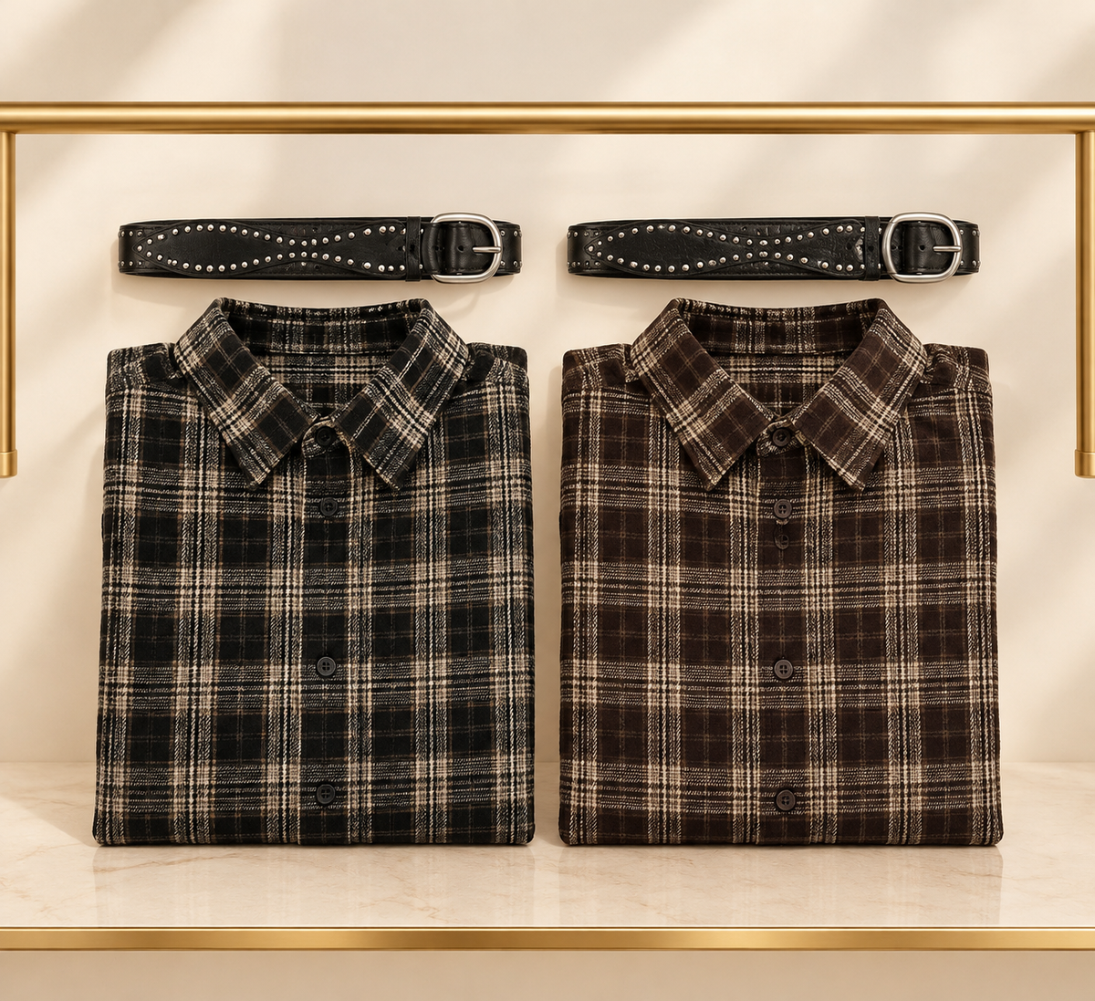 CAMICIA SCACCHI CINTURA