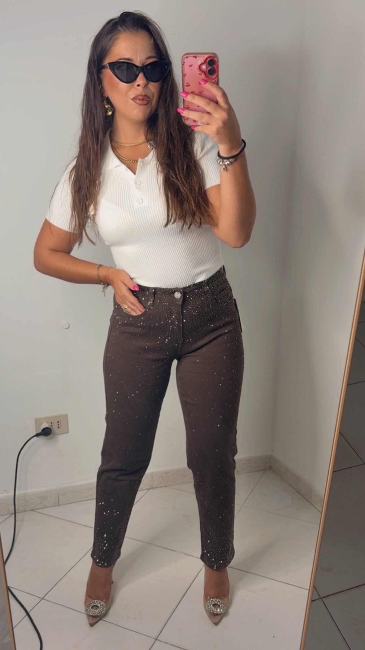 JEANS MARRONE LUXURY