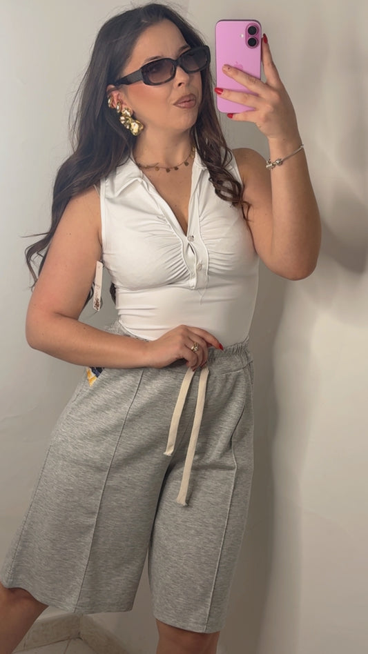 BODY POLO SMANICATO
