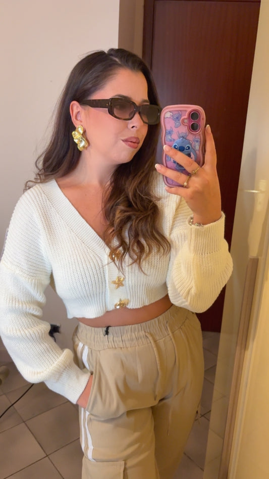 CARDIGAN CROP