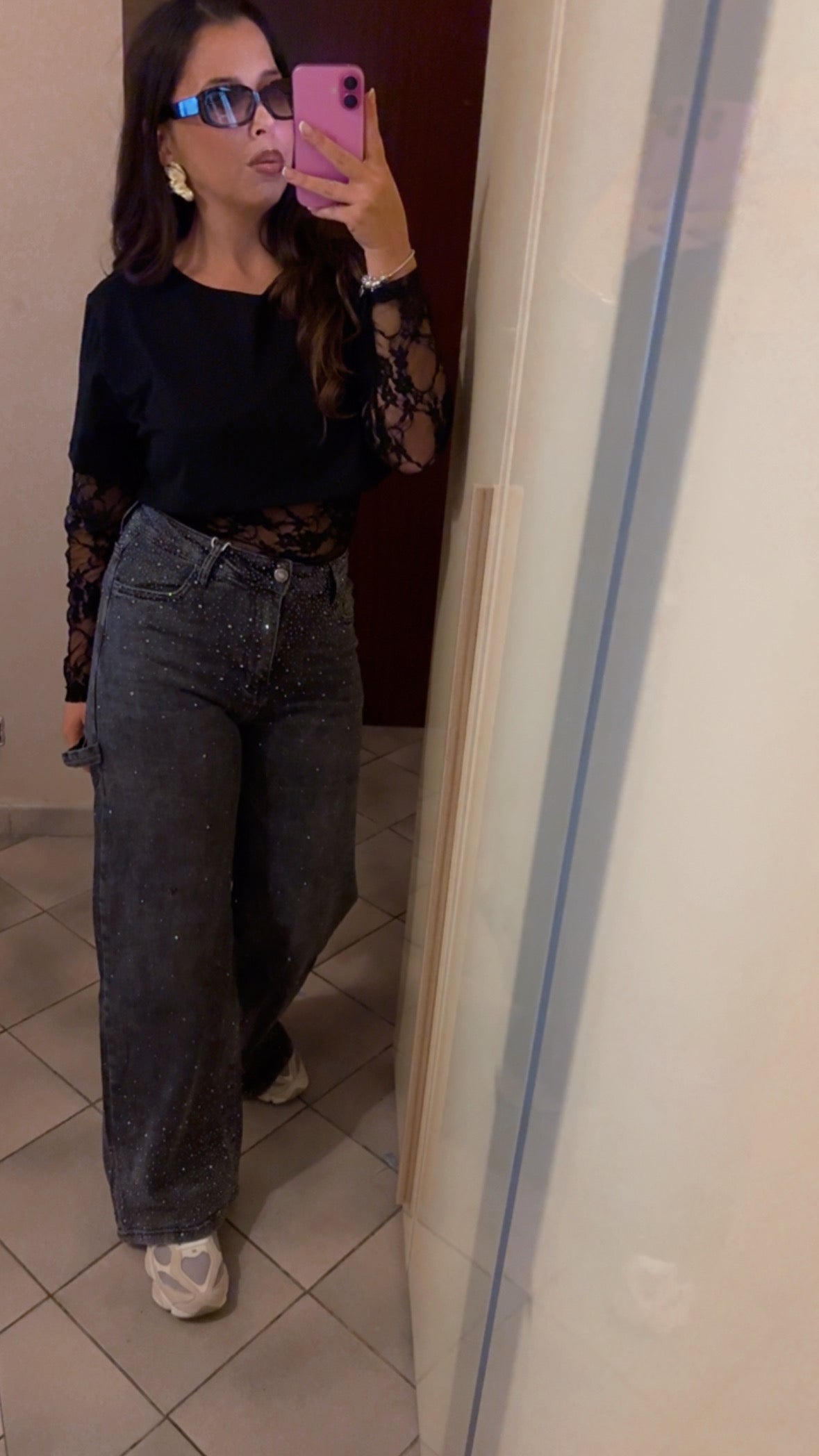 JEANS BALLOON LUXURY GREY