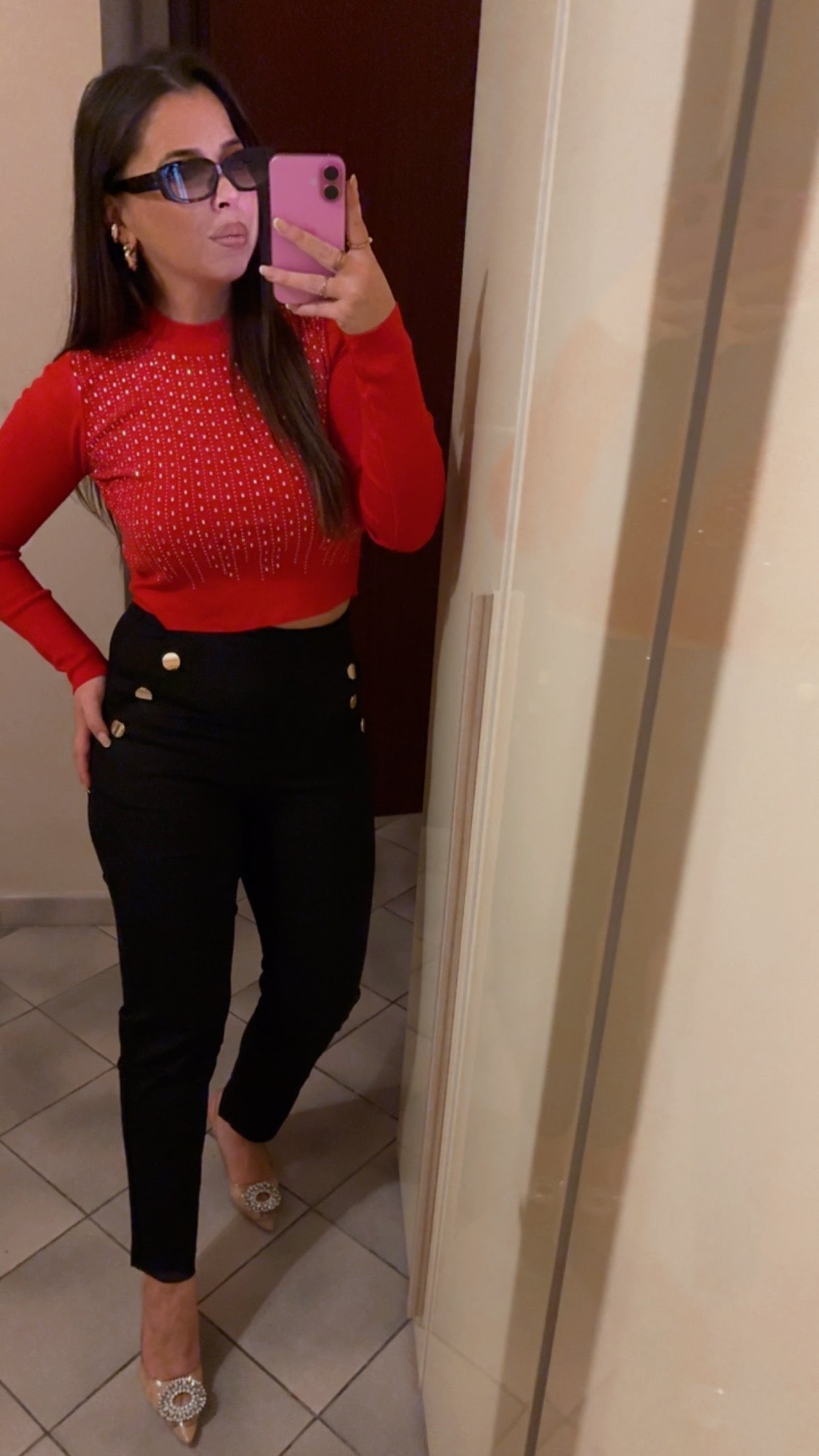 PANTALONE BLACK BOTTONI