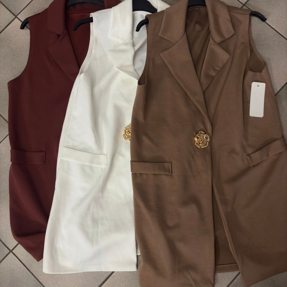 GILET FLOWERS