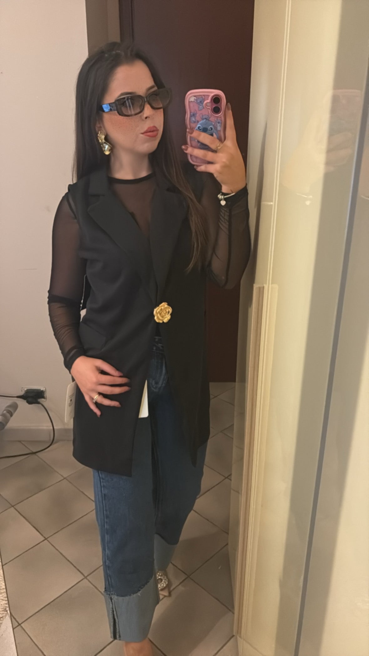 GILET FLOWERS