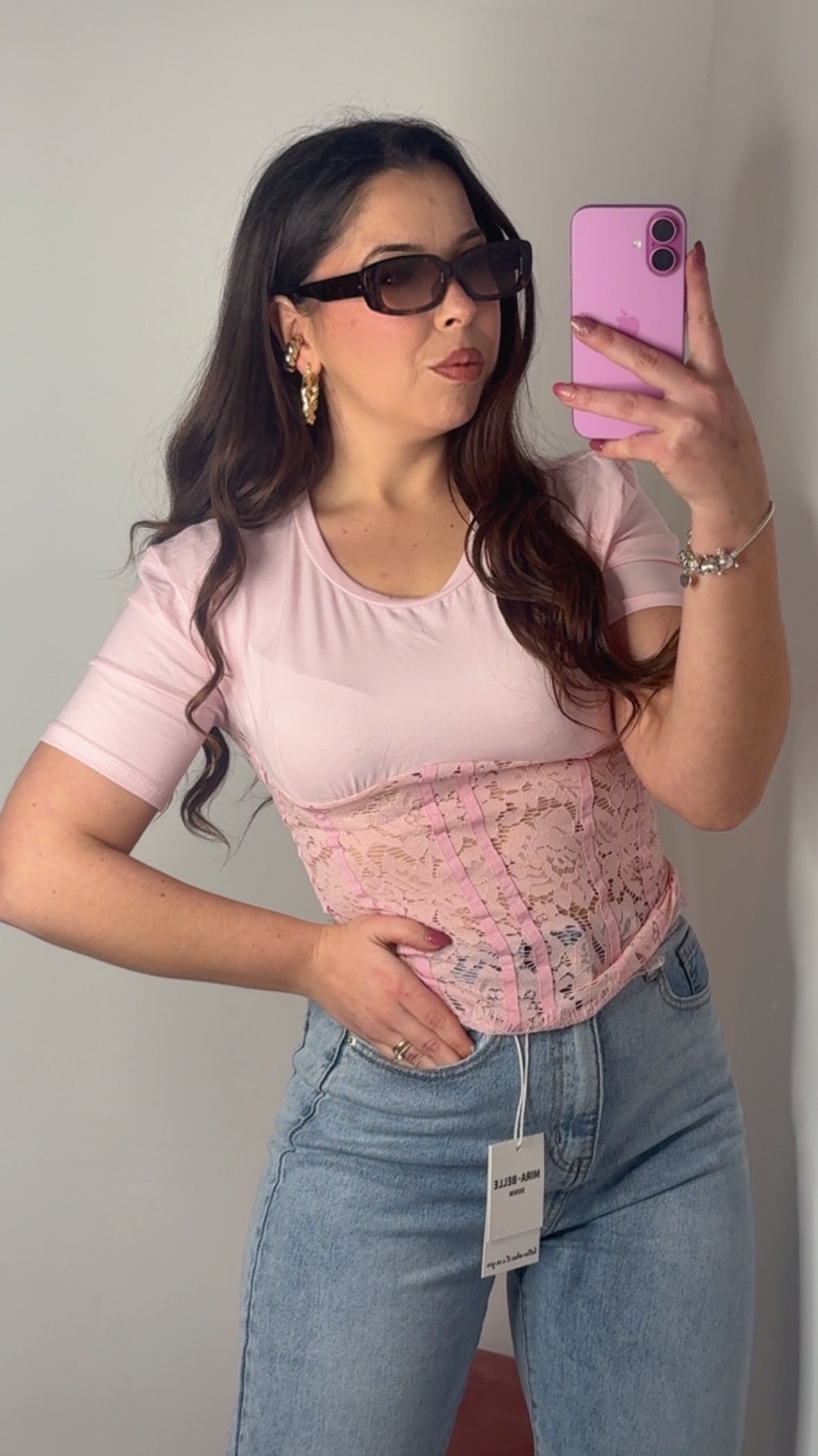 MAGLIA PIZZO CORSETTO