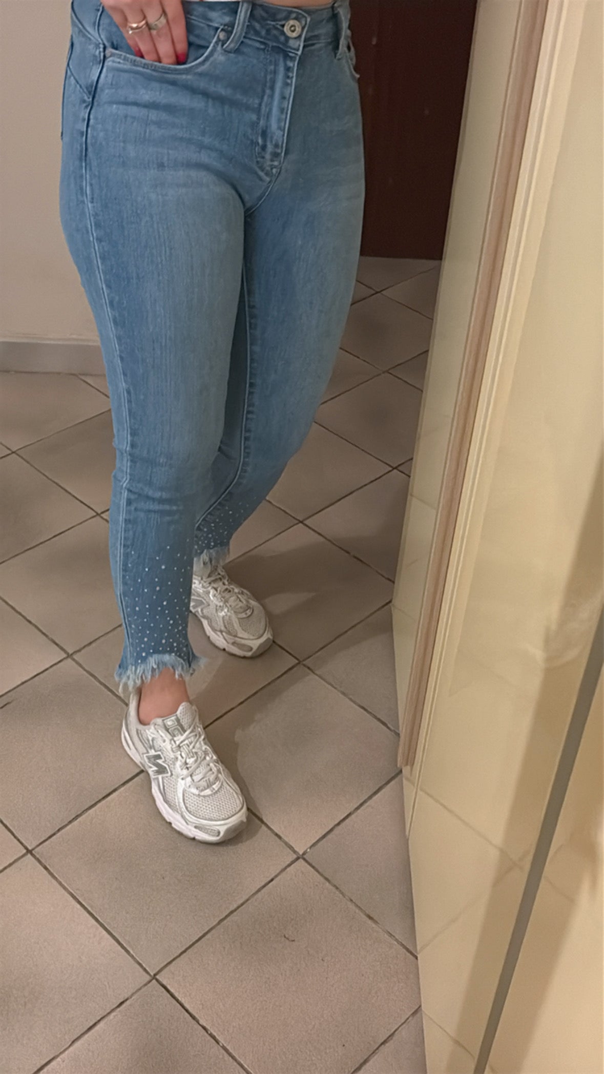JEANS SKINNY DIAMANTE