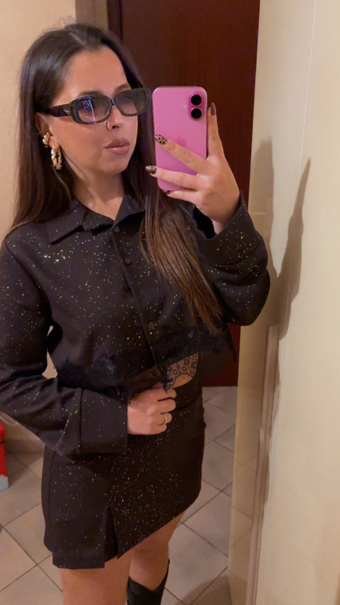 CAMICIA GLITTER