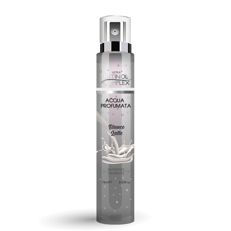 Acqua profumata bianco latte
