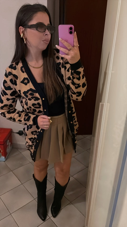 CARDIGAN MACULATO OVER