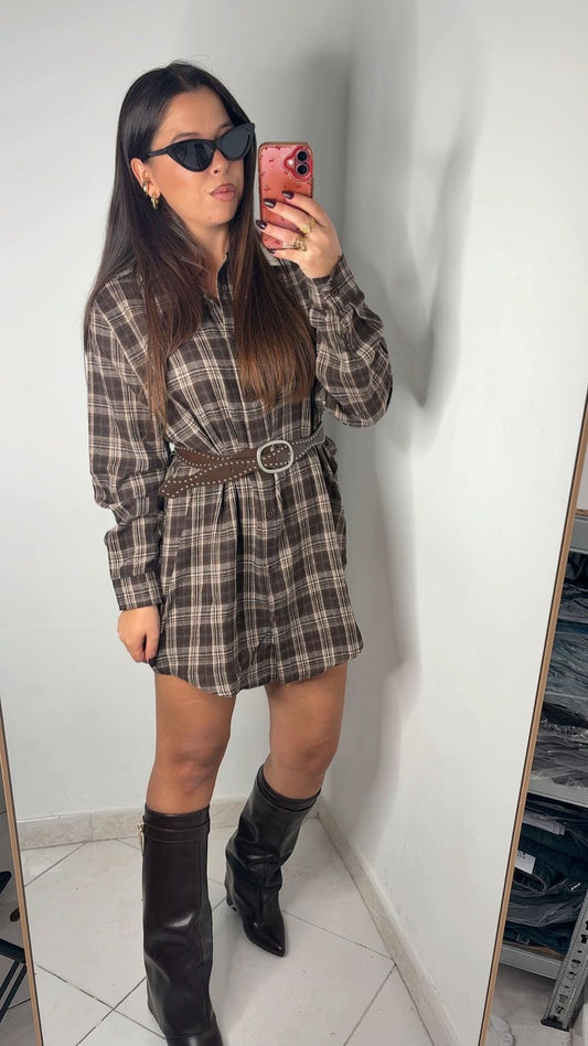 CAMICIA SCACCHI CINTURA