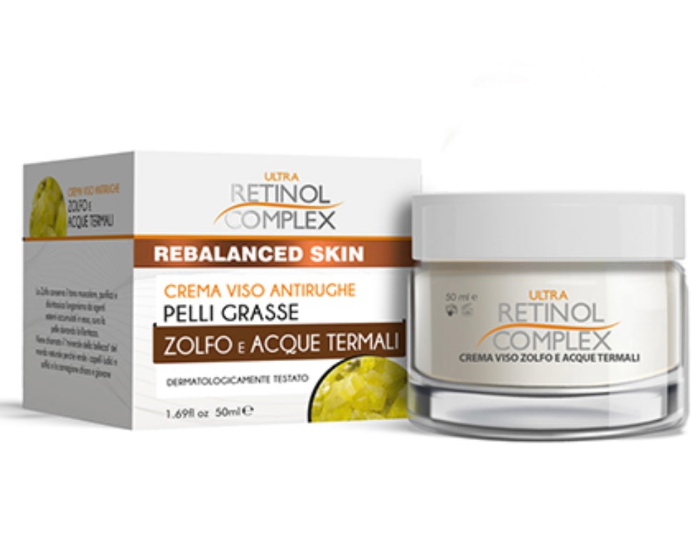 CREMA VISO ALLO ZOLFO E ACQUE TERMALI 50ml